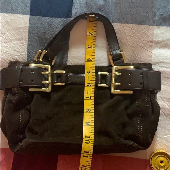DKNY Vintage Suede/Leather Handbag - Picture 6 of 7